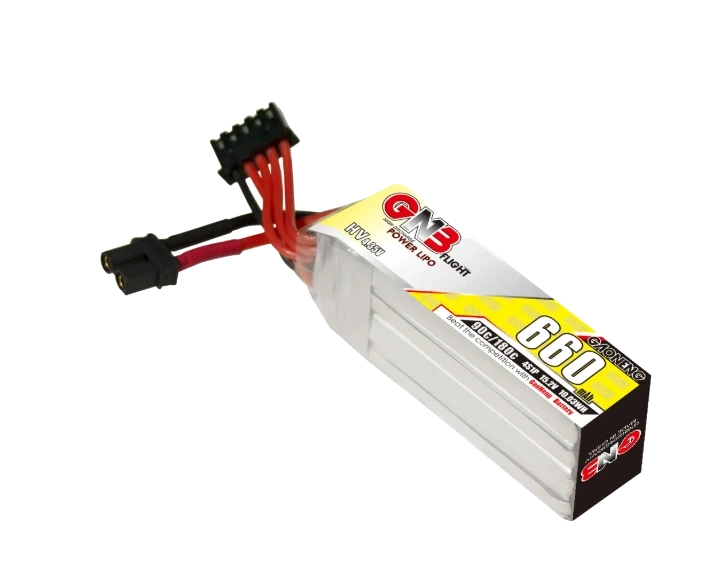 GNB 4S 15.2V 660mAh 90C XT30 LiPo Battery Long Type